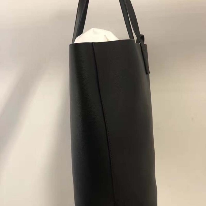Saint Laurent YSL Women Shopping Saint Laurent Tote Black Leather