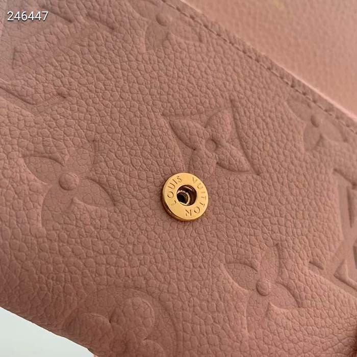 Louis Vuitton Unisex LV Rosalie Coin Purse Chamallow Pink Monogram Coated Canvas M82928