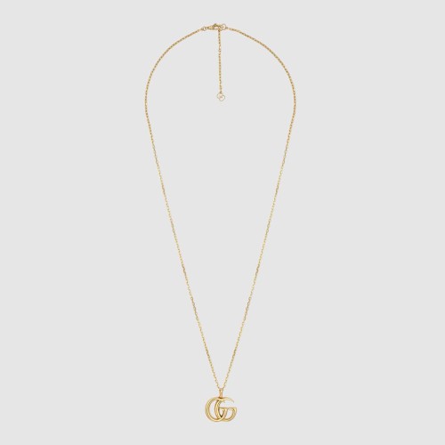 Gucci Women Double G Yellow Gold Necklace Jewelry Gold