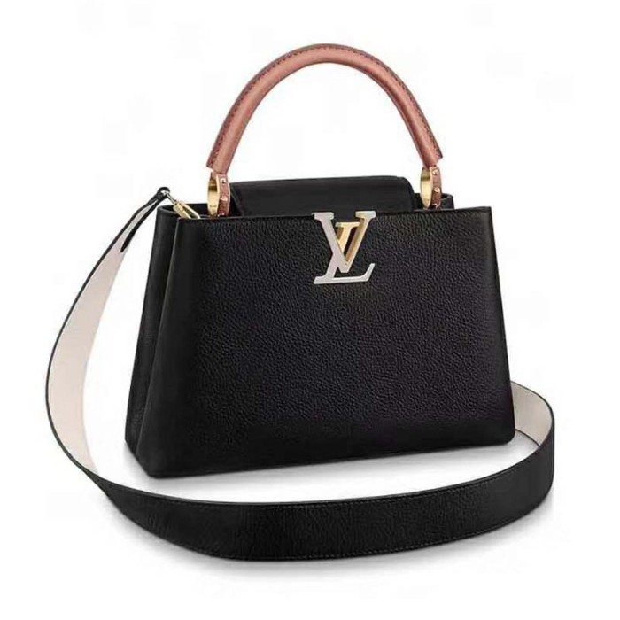 Louis Vuitton LV Women Capucines Mini Handbag Jewel-Tone Taurillon Leather