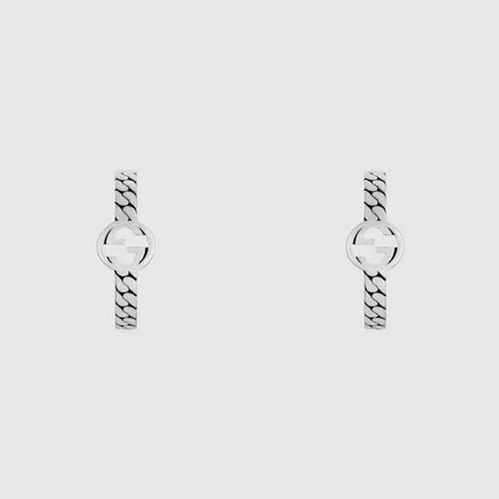 Gucci Women Interlocking G Hoop Earrings