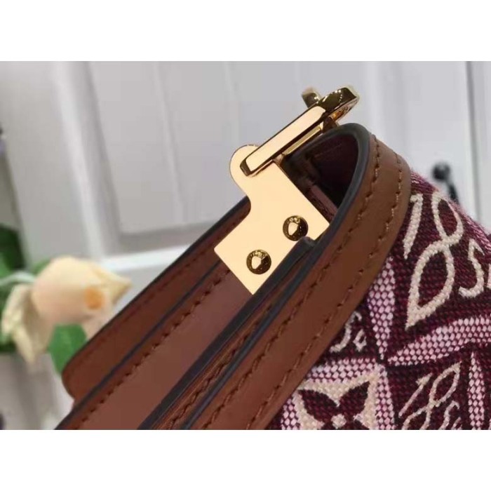 Louis Vuitton LV Women Since 1854 Dauphine Mini Handbag Monogram Flowers Cowhide