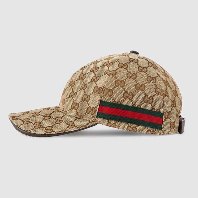 Gucci Unisex Original GG Canvas Baseball Hat in Original GG Fabric