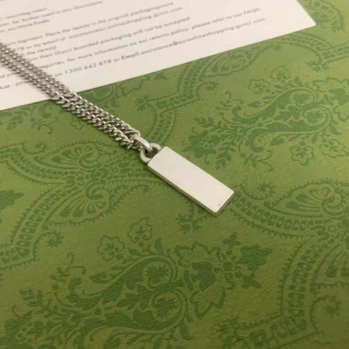 Gucci Women Necklace with Enamel Pendant