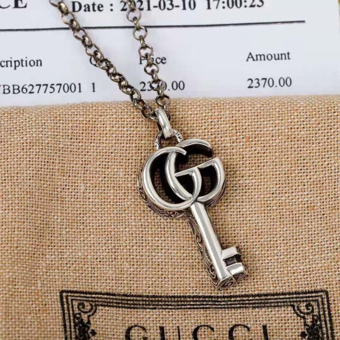 Gucci Women Double G Key Necklace