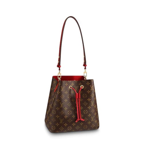 Louis Vuitton LV Women NéoNoé MM Bucket Bag in Monogram Coated Canvas