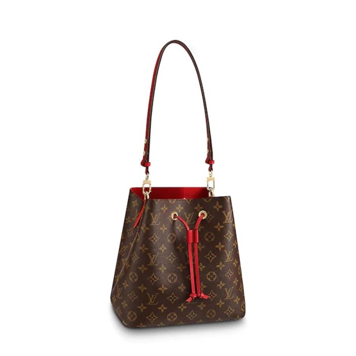 Louis Vuitton LV Women NéoNoé MM Bucket Bag in Monogram Coated Canvas