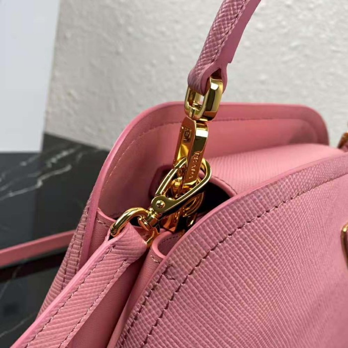 Prada Women Medium Saffiano Leather Prada Matinee Bag-Pink