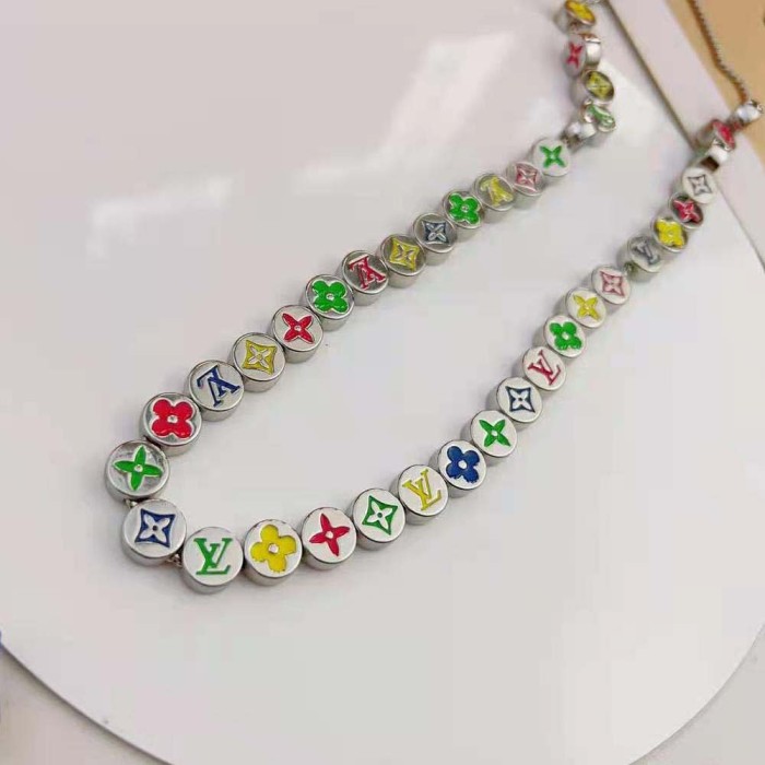 Louis Vuitton Unisex Monogram Colours Necklace