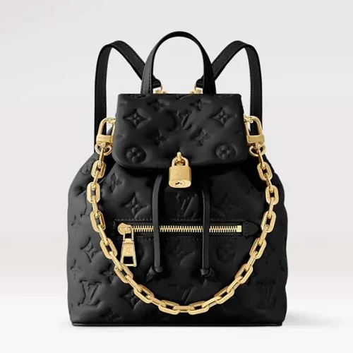 Louis Vuitton LV Women Coussin Backpack PM-Black M13357