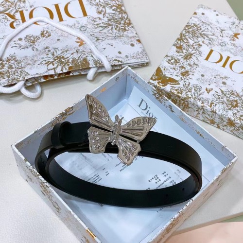 Dior Unisex CD Dior Métamorphose Belt Black Ultrasmooth Calfskin 20 MM Width