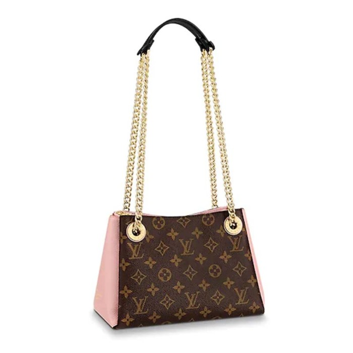 Louis Vuitton LV Women Surene BB Handbag in Monogram Canvas and Grained Calf Leather