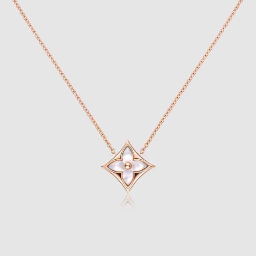 Louis Vuitton Women Color Blossom Star Pendant in Pink Gold