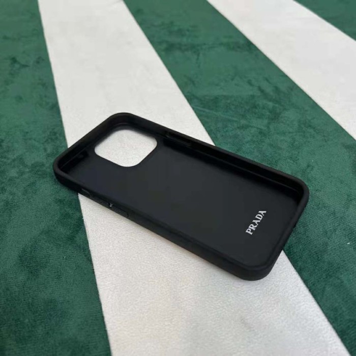 Prada Wome Saffiano Cover for IPhone 12 Mini-Pink