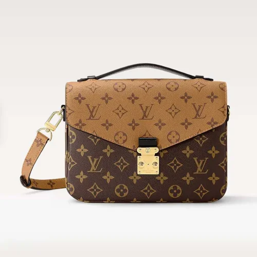 Louis Vuitton LV Women Pochette Metis Monogram Reverse Canvas M44876