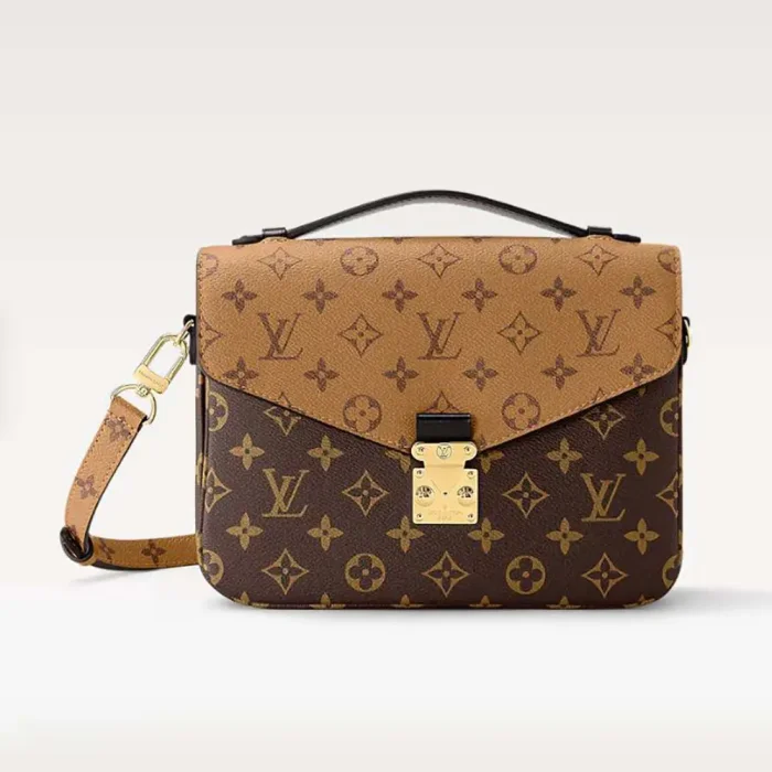 Louis Vuitton LV Women Pochette Metis Monogram Reverse Canvas M44876