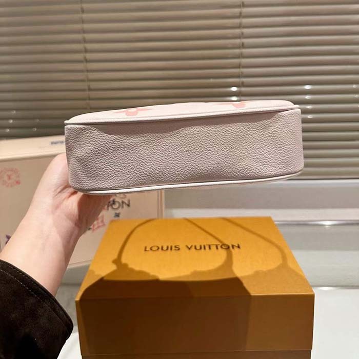 Louis Vuitton LV Women Mini Moon Pink Monogram Cowhide Leather M24108