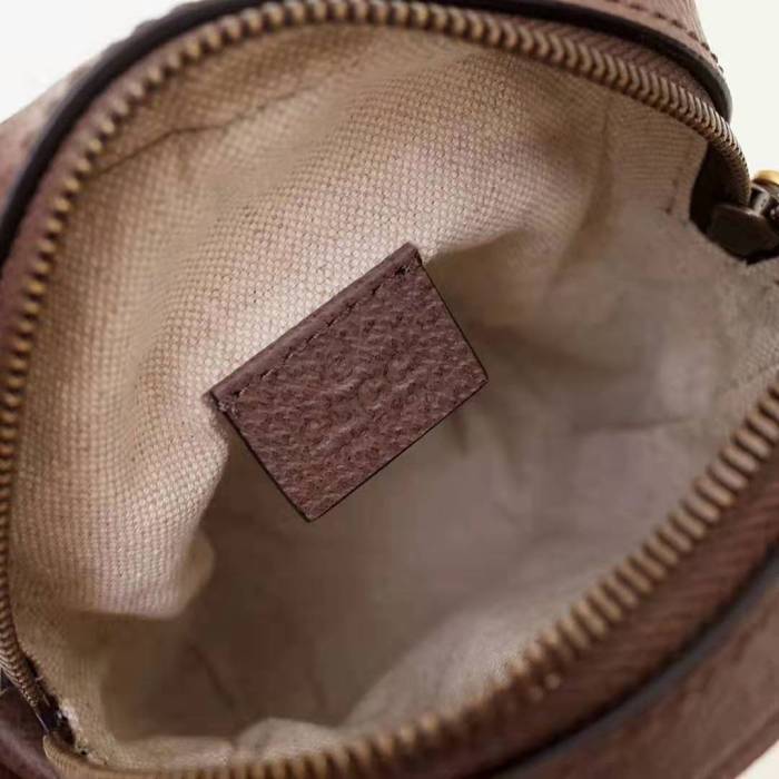 Gucci GG Men Ophidia GG Shoulder Bag in Beige/Ebony GG Supreme Canvas