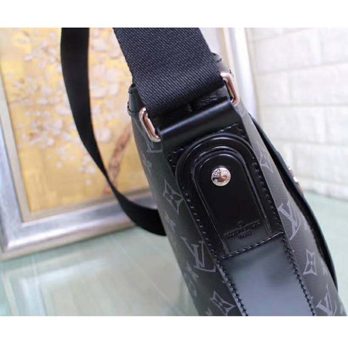 Louis Vuitton LV Men Odyssey Messenger PM Monogram Eclipse Coated Canvas