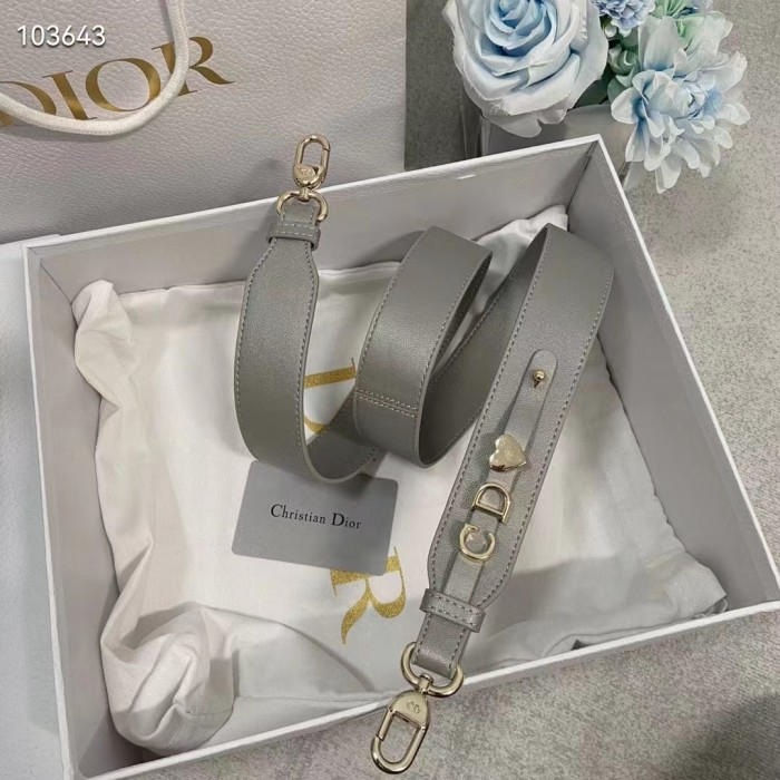 Dior Women Small Lady Dior My Abcdior Bag Steel Gray Cannage Lambskin