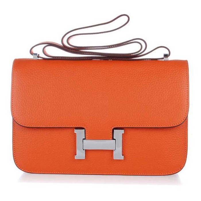 Hermes Constance Elan Leather Shoulder Bag in Epsom Leather