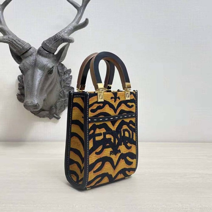 Fendi Women Mini Sunshine Shopper Mini-Bag From the Spring Festival Capsule Collection