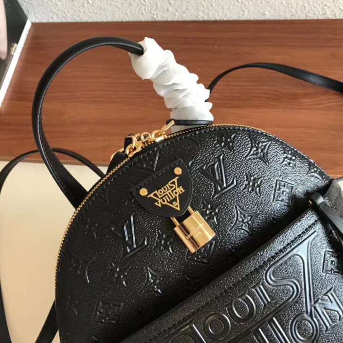 Louis Vuitton LV Unisex LV Moon Backpack in Smooth Calfskin Leather-Black