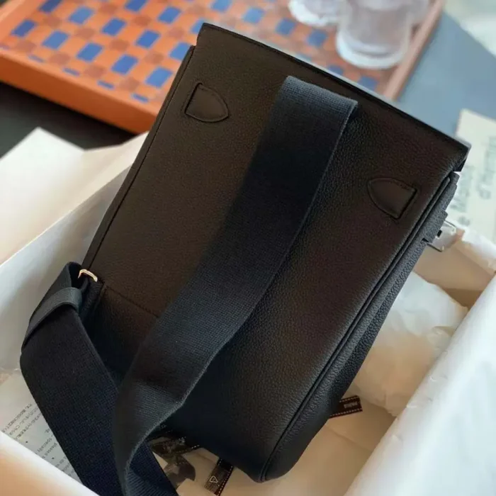 Hermes Unisex Hac A Dos PM Backpack-Black H083589CK85