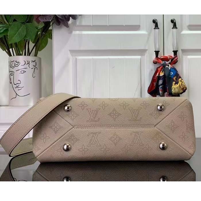 Louis Vuitton LV Unisex Hand It All PM Sandy Mahina Calfskin M24255