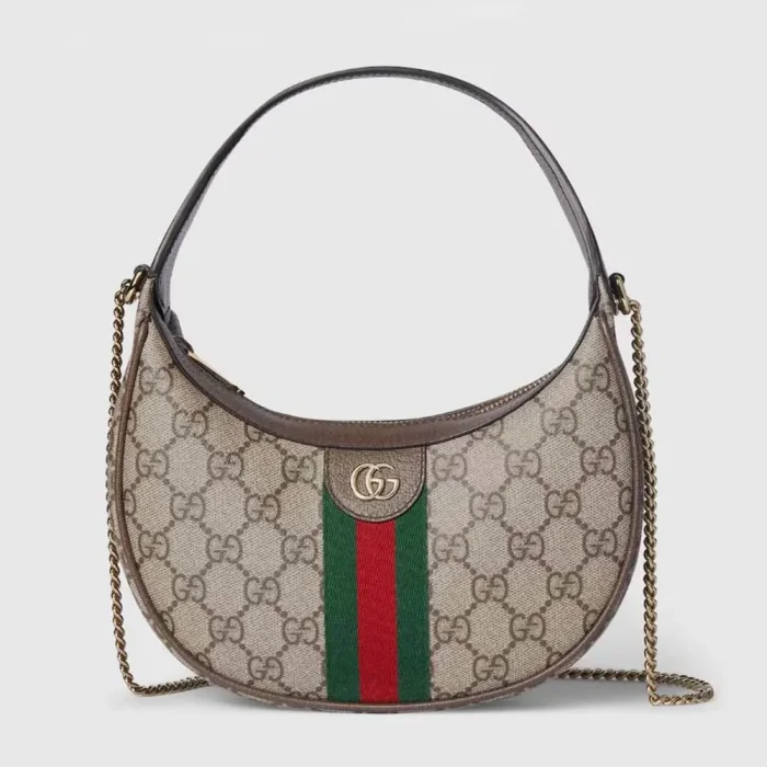 Gucci Women Ophidia Small Shoulder Bag-Brown 838463