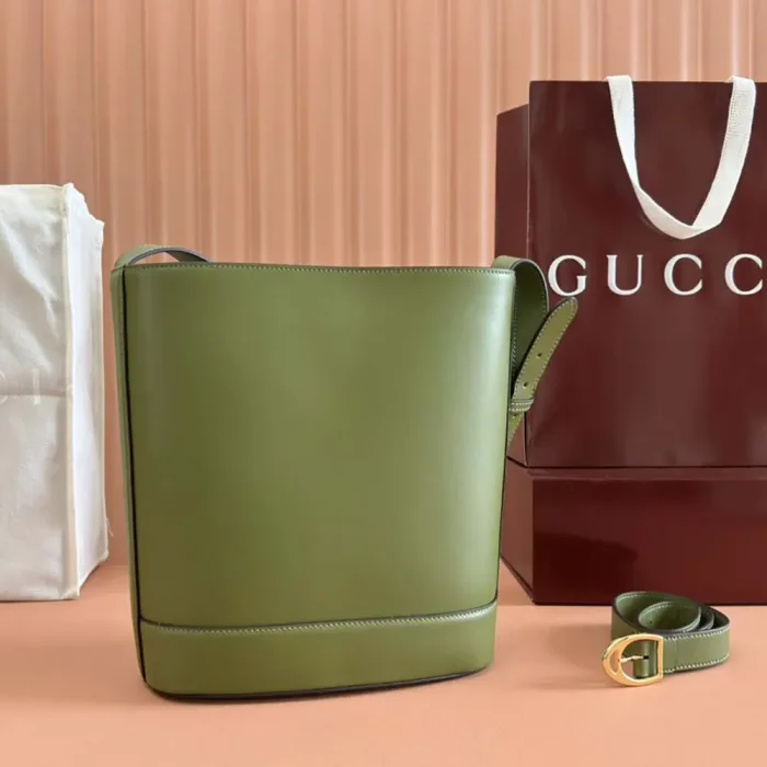 Gucci Women 73 Mini Bucket Bag-Green 833665AAEC23706