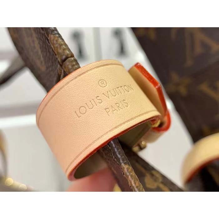 Louis Vuitton LV Unisex Atlantis GM Monogram Reverse Coated Canvas Cowhide Leather