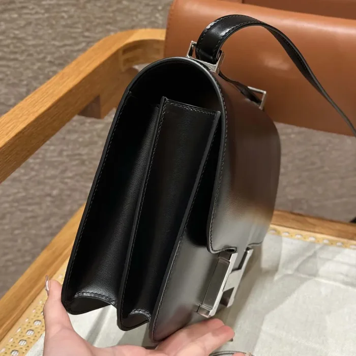 Hermes Women Constance 24 Bag Box Leather-Black/Silver