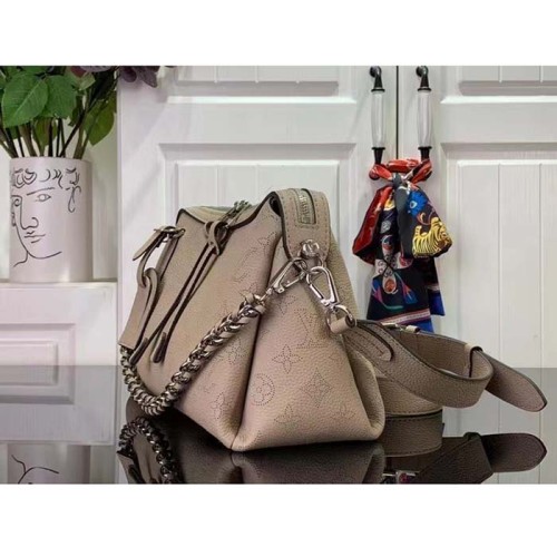 Louis Vuitton LV Unisex Hand It All PM Sandy Mahina Calfskin M24255