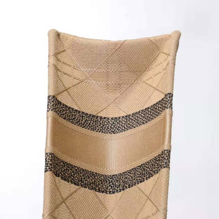 Dior Women Medium Dior Book Tote Natural Cannage Raffia