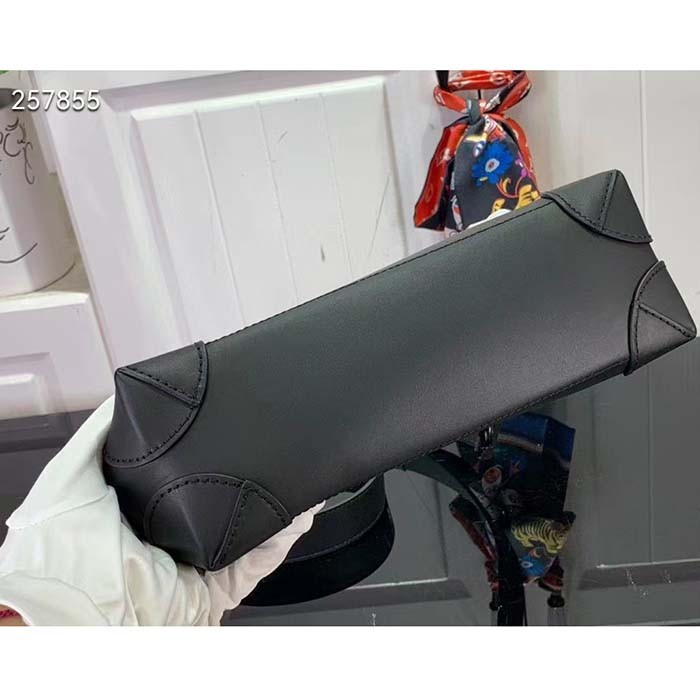 Louis Vuitton LV Unisex Steamer PM Bag Monogram Eclipse Coated Canvas M46953