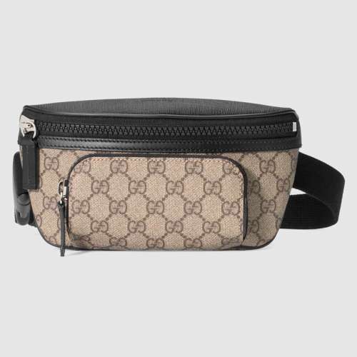 Gucci GG Unisex Gucci Eden Belt Bag in Beige/Ebony GG Supreme Canvas