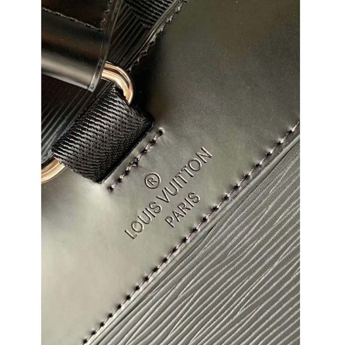 Louis Vuitton LV Unisex Christopher PM Backpack in Cowhide Leather-Black