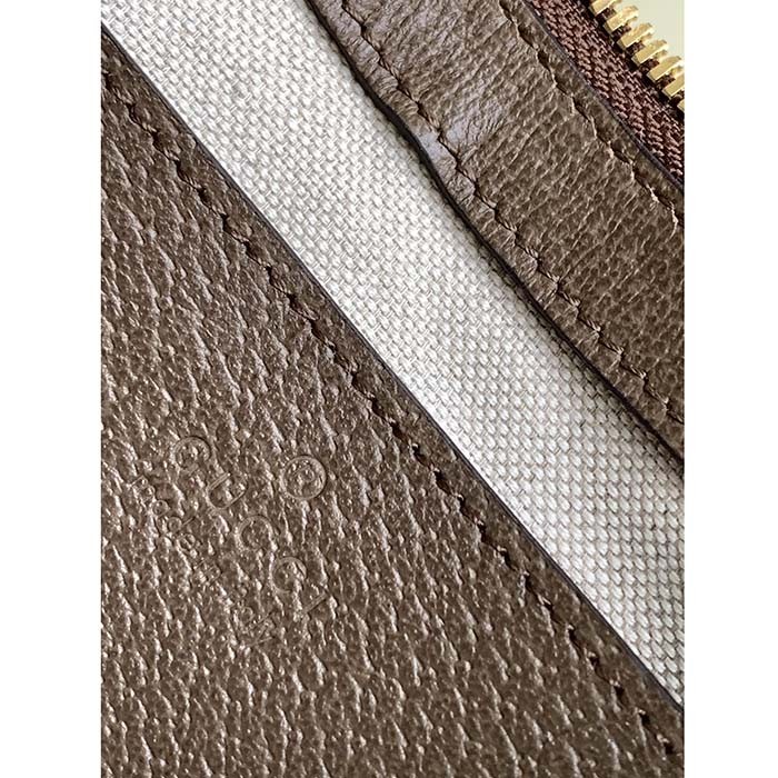 Gucci Women Ophidia Small Handbag Beige Ebony GG Supreme Canvas Double G