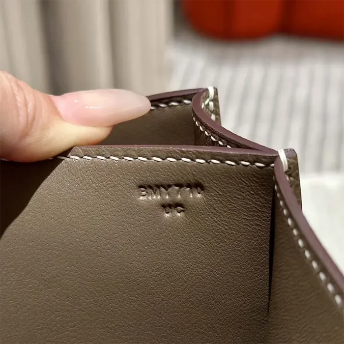 Hermes Women Constance 24 Bag Epsom Leather-Gray/Gold