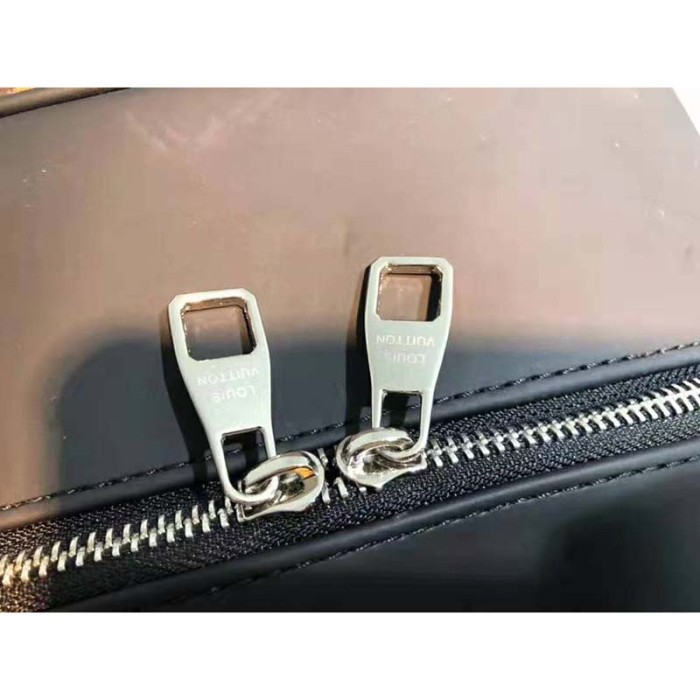 Louis Vuitton LV Men Josh Backpack in Monogram Macassar-Brown