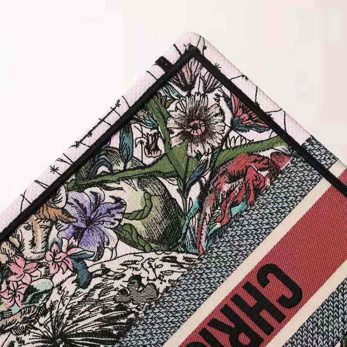 Dior Women Medium Dior Book Tote Multicolor Dior Constellation Embroidery