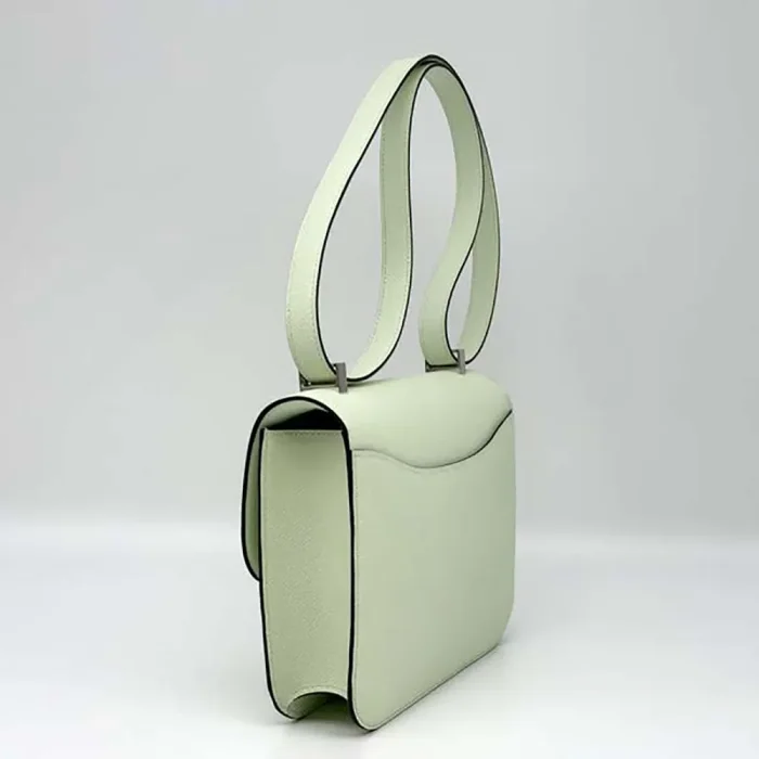 Hermes Women Constance 24 Bag Epsom Leather-Lime/Silver
