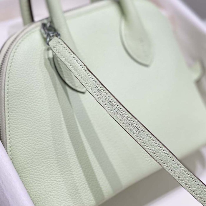 Hermes Unisex Bolide 1923 Bag in Epsom Calfskin-Lime