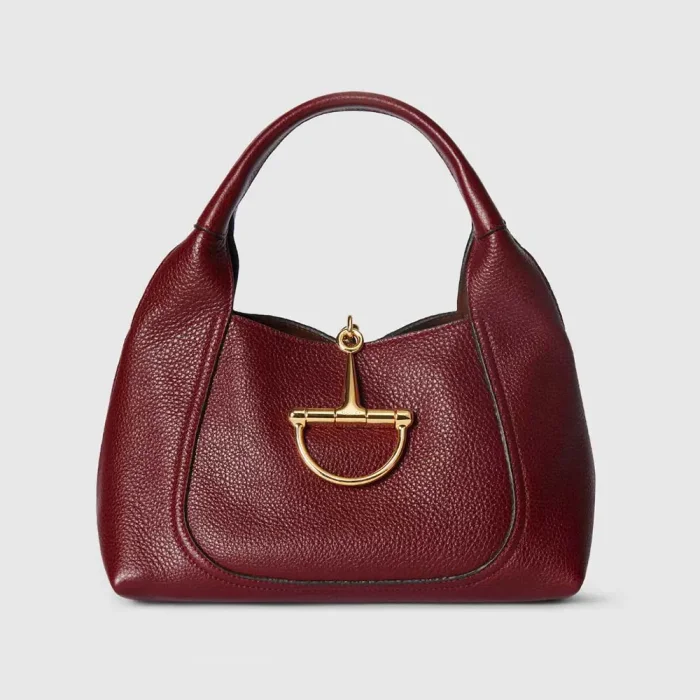 Gucci Women Softbit Medium Top Handle Bag-Maroon ‎837467