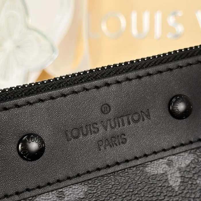 Louis Vuitton LV Unisex Pochette To Go Monogram Eclipse M81569