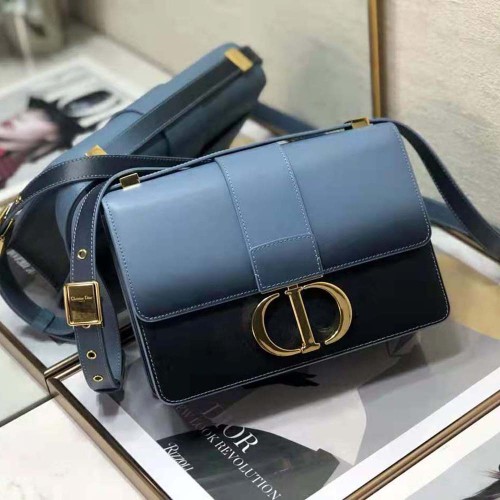 Dior Women 30 Montaigne Bag Lndigo Blue Gradient Calfskin