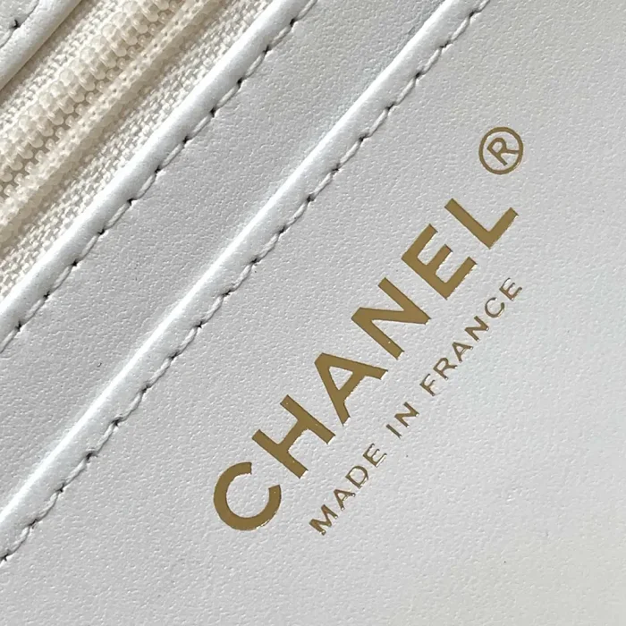 Chanel Women Mini Flap Bag Lambskin Gold Tone Metal AS5151