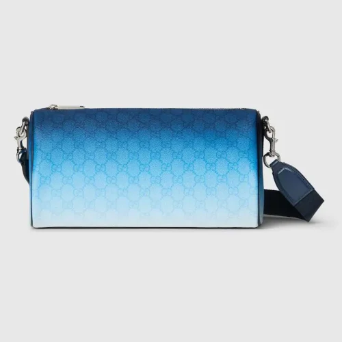 Gucci Unisex Chroma Small Cylinder Bag-Dark Blue 839325