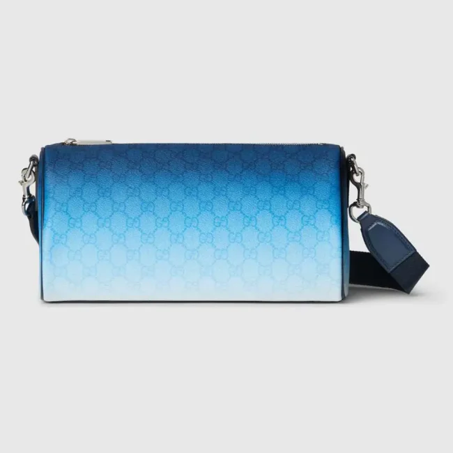 Gucci Unisex Chroma Small Cylinder Bag-Dark Blue 839325